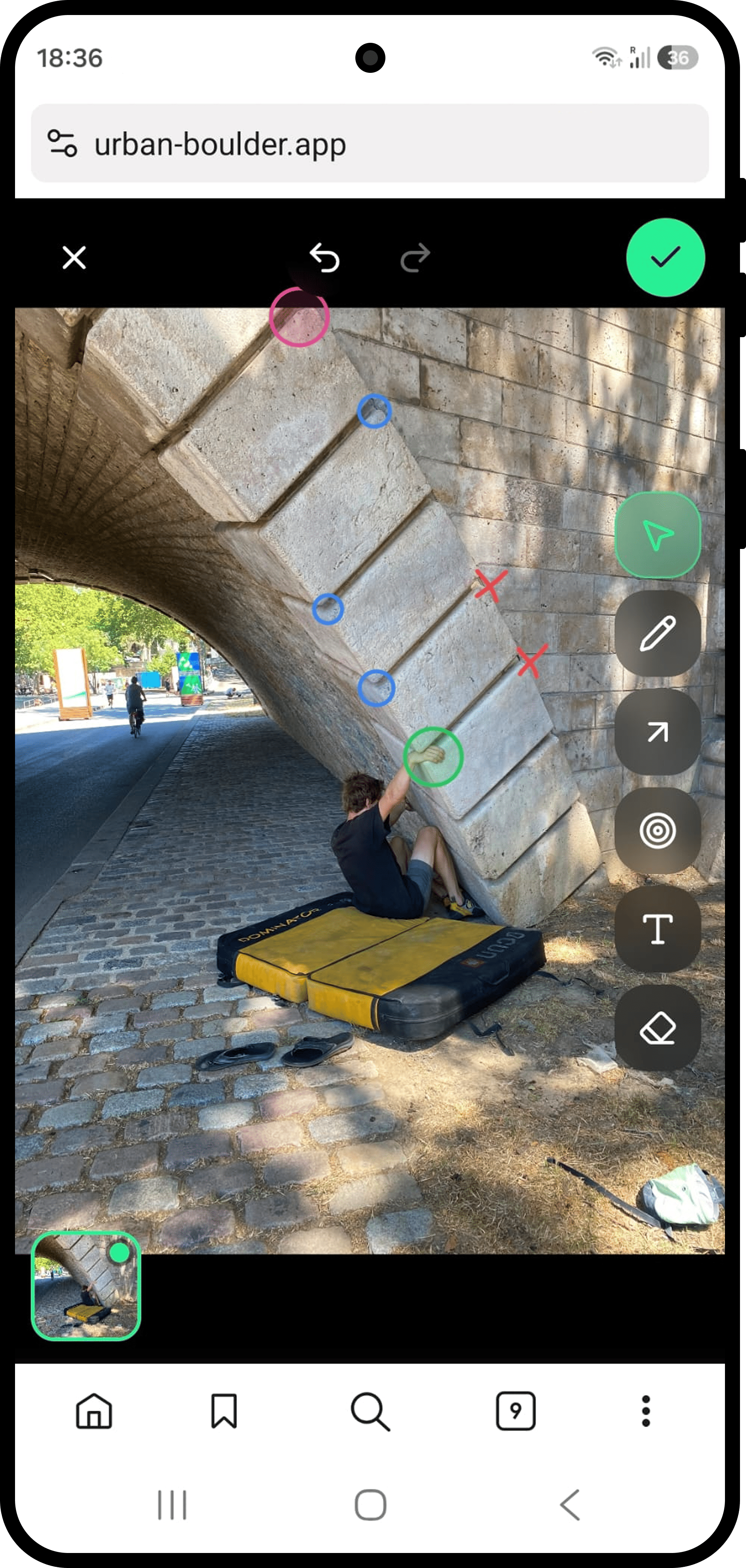 Éditeur d'annotations pour créer un bloc